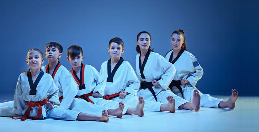 Martial Arts Lessons for Kids in Springfield VA - Kids Group Splits