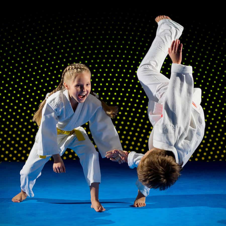 Martial Arts Lessons for Kids in Springfield VA - Judo Toss Kids Girl